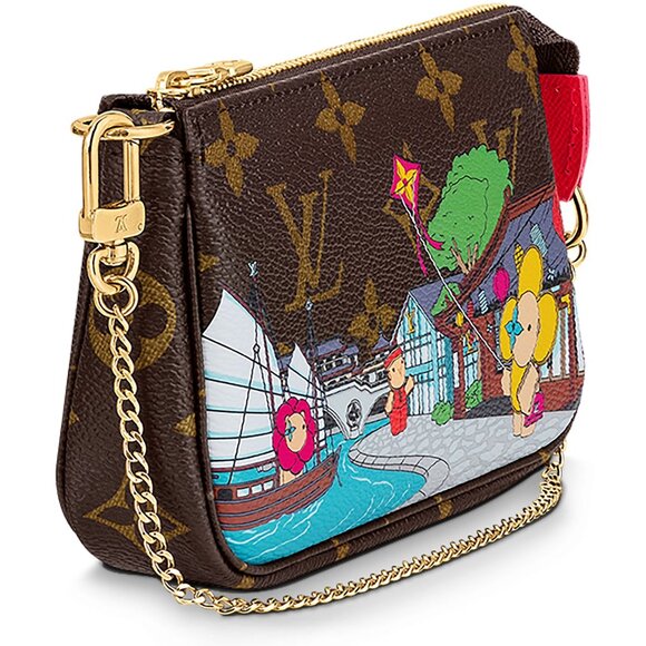 LOUIS VUITTON Mini Pochette Accessoires Vivienne Holidays collection - Picture 1 of 8